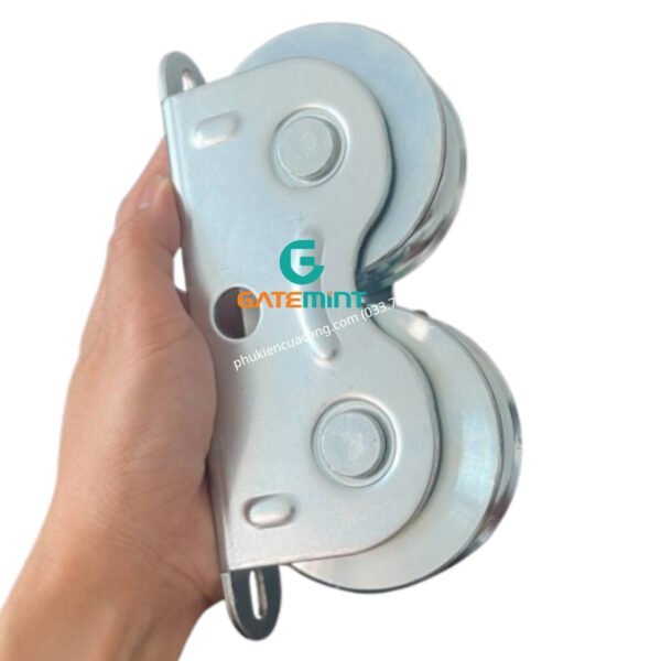 Bánh Xe Đôi Cổng Trượt Ray UV, D80 GateMint được thiết kế chắc chắn với khả năng chịu tải cao, giúp cổng vận hành ổn định và êm ái, chuyên sử dụng cho cổng lùa