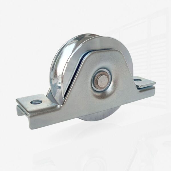 Bánh Xe Cổng Lùa – Ray U21 – D80 – Thép Mạ Kẽm Chống Gỉ