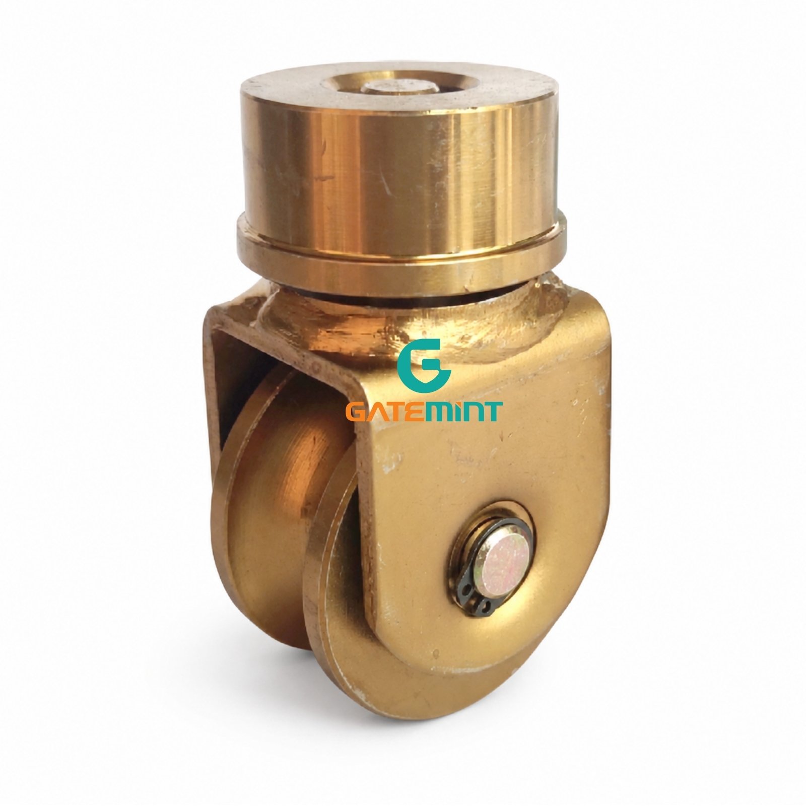 Bánh Xe Xoay 360 Độ Trượt Ray U, D60 thương hiệu GateMint được thiết kế chắc chắn với khả năng xoay linh hoạt, chịu tải cao giúp cổng trượt vận hành ổn định và giảm ma sát hiệu quả chuyên dụng cho cổng lùa cong