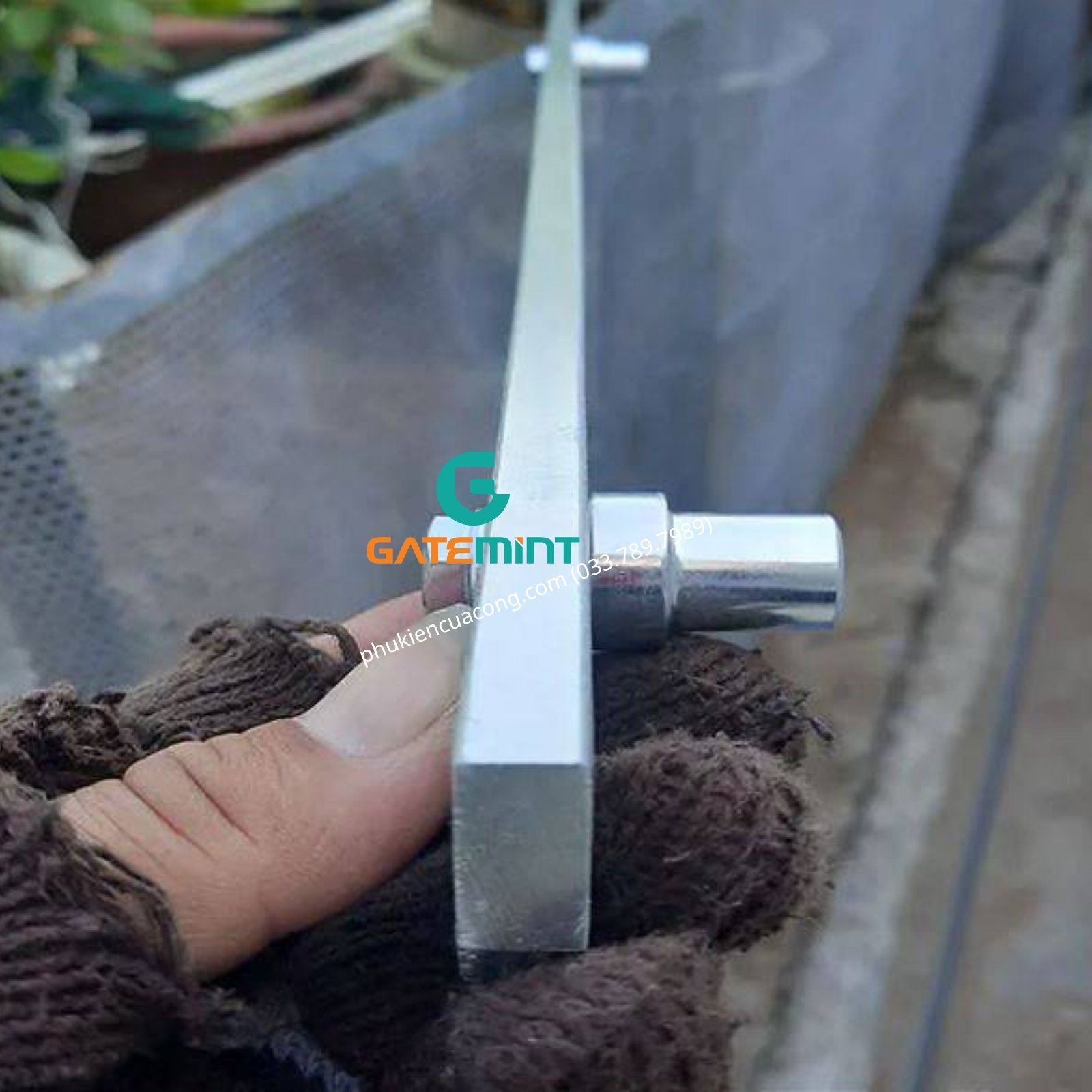Thanh Ray Motor giúp liên kết motor và cổng lùa để cổng trượt êm ái