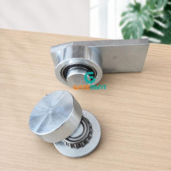 BẢN LỀ CỐI XOAY 360 ĐỘ VÒNG BI CÔN CHỊU TẢI CAO Gatemint vòng bi đũa chuyên dùng cho cổng mở cánh, xoay nhẹ êm, không giới hạn góc mở, giúp giảm tải cho cổng hiệu quả. Phù hợp với tất cả mẫu cổng mở cánh