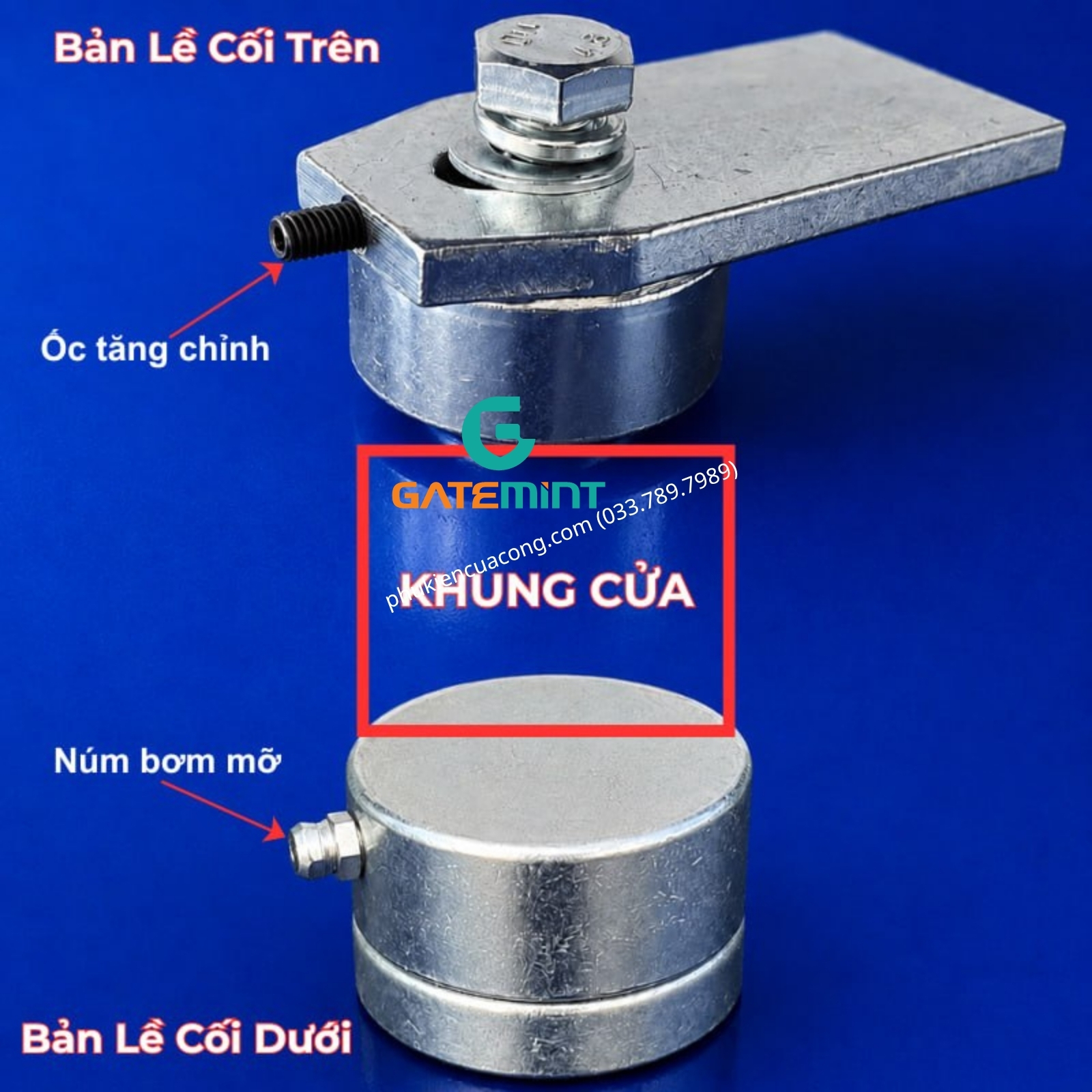 BẢN LỀ CỐI XOAY 360 ĐỘ VÒNG BI CÔN CHỊU TẢI CAO Gatemint vòng bi đũa chuyên dùng cho cổng mở cánh, xoay nhẹ êm, không giới hạn góc mở, giúp giảm tải cho cổng hiệu quả. Phù hợp với tất cả mẫu cổng mở cánh